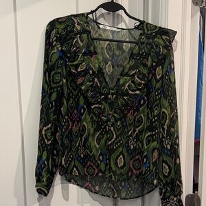 Zara Multicolor Patterned Blouse